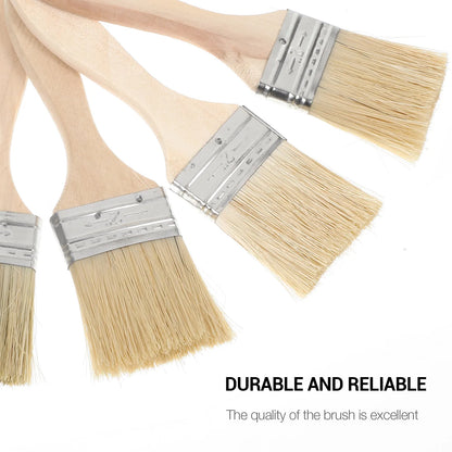 Multi-Purpose Paint Brushes with Wooden Handle