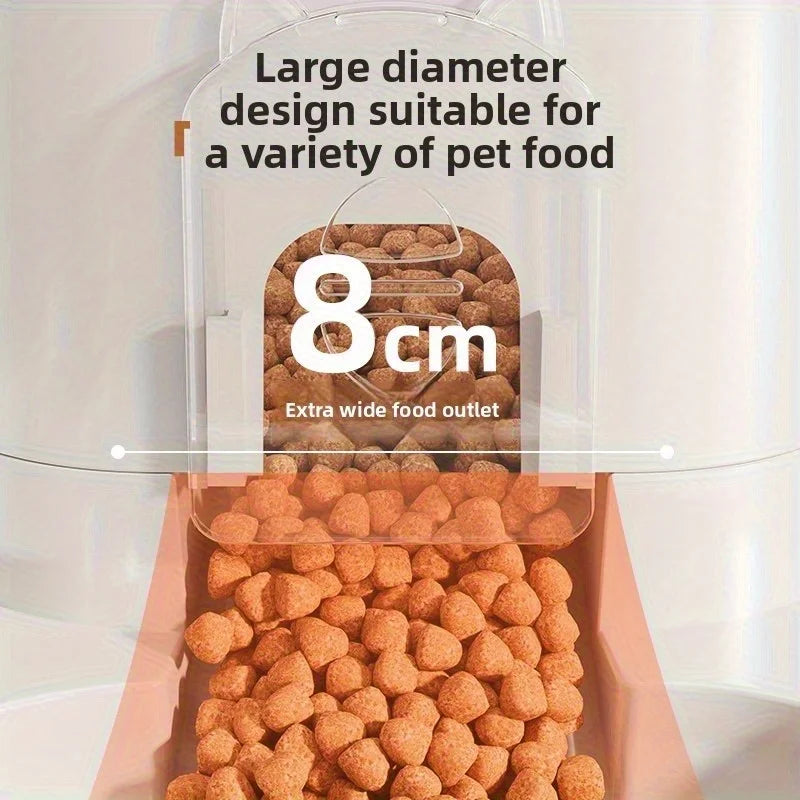 2-in-1 Automatic Pet Feeder & Water Dispenser