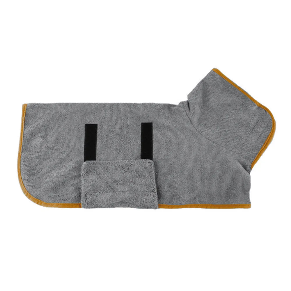 Microfibre Dog Drying Bathrobe Towel
