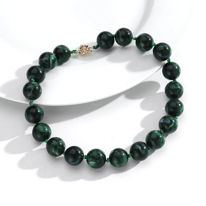 Fishsheep Multicolor Beaded Choker Necklace