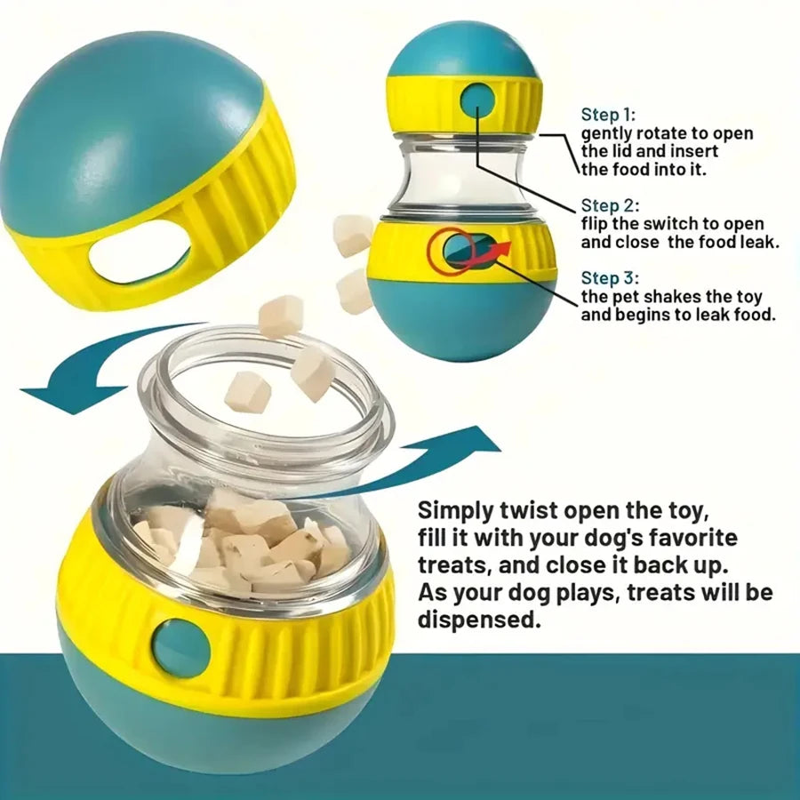 Interactive Treat Dispensing Dog Toy