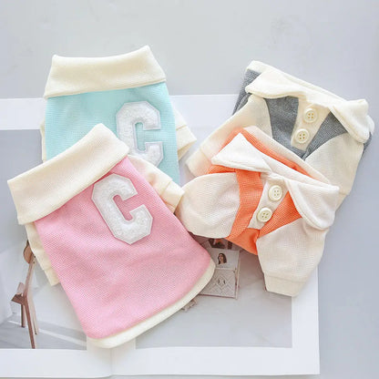 Cute Lightweight Pet Polo Shirt for Dogs & Cats