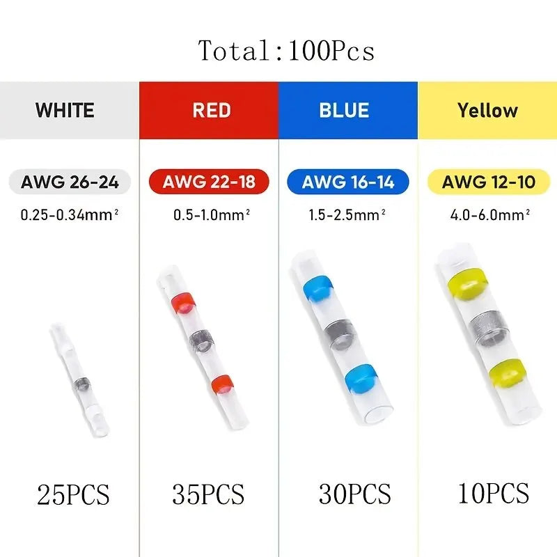 Waterproof Solder Seal Wire Connector Kit