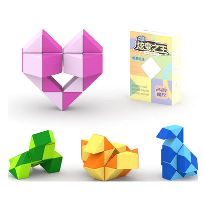 DianSheng Rainbow Magic Ruler Snake Puzzle
