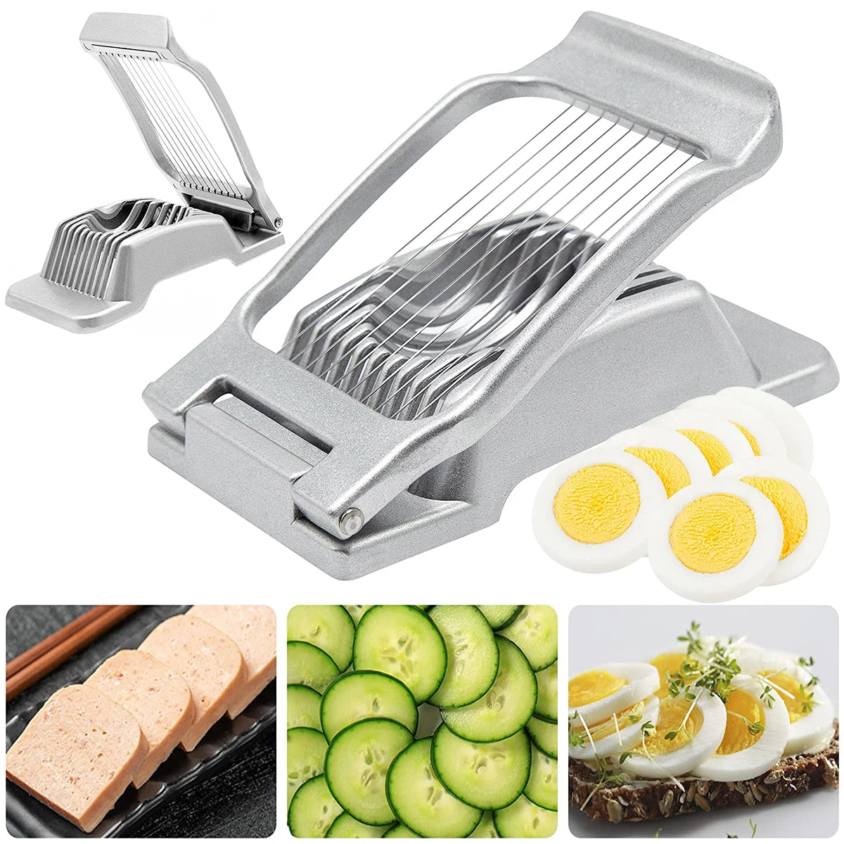 Heavy Duty Aluminium Egg Slicer