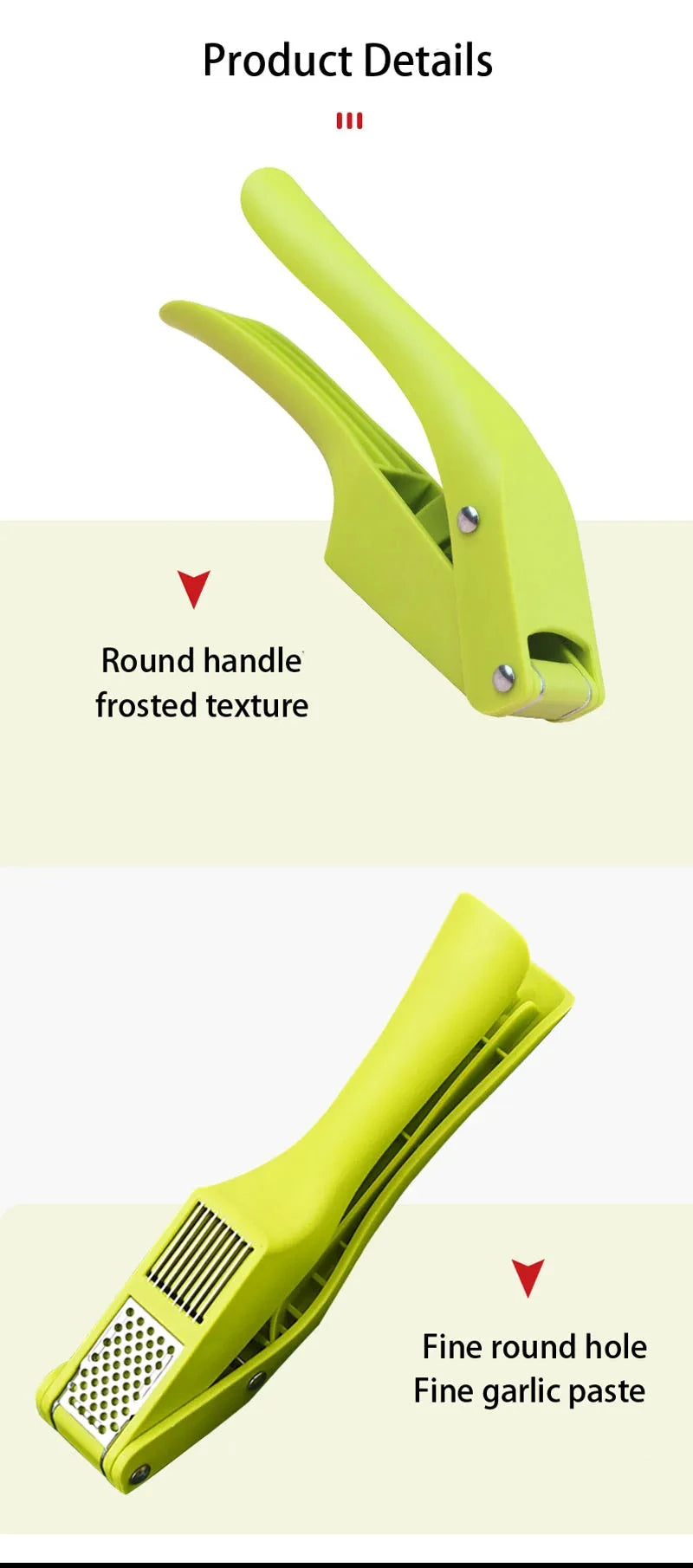 2-in-1 Multifunctional Garlic Press