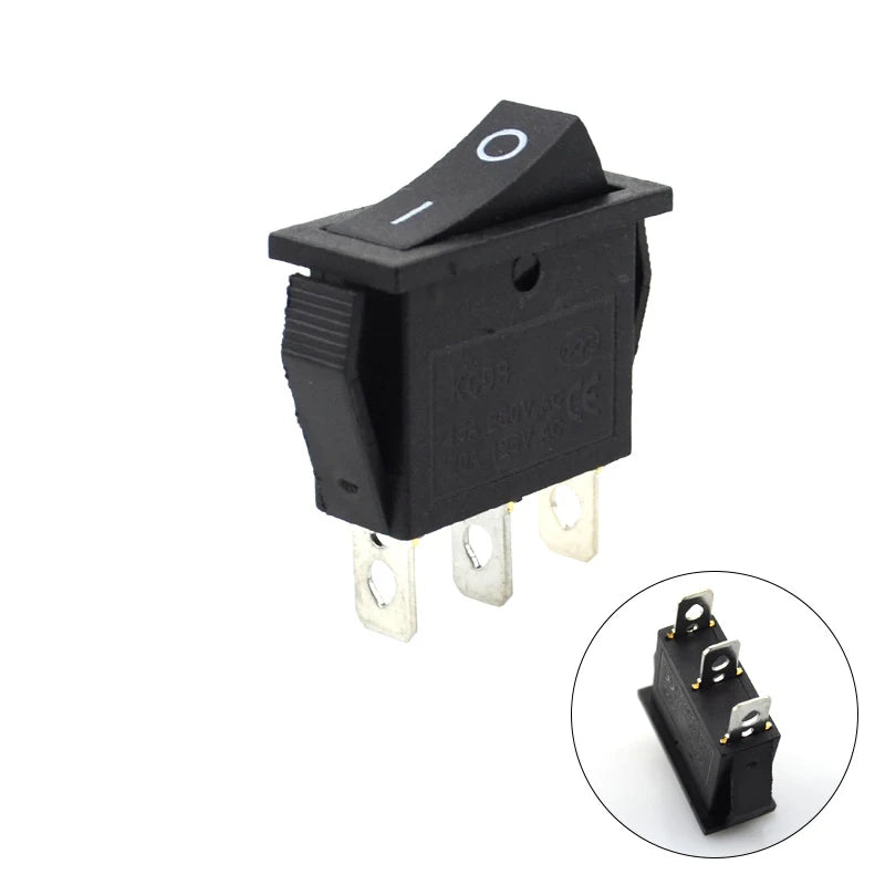 KCD3 LED Rocker Switch – 3 Pin ON/OFF Switch