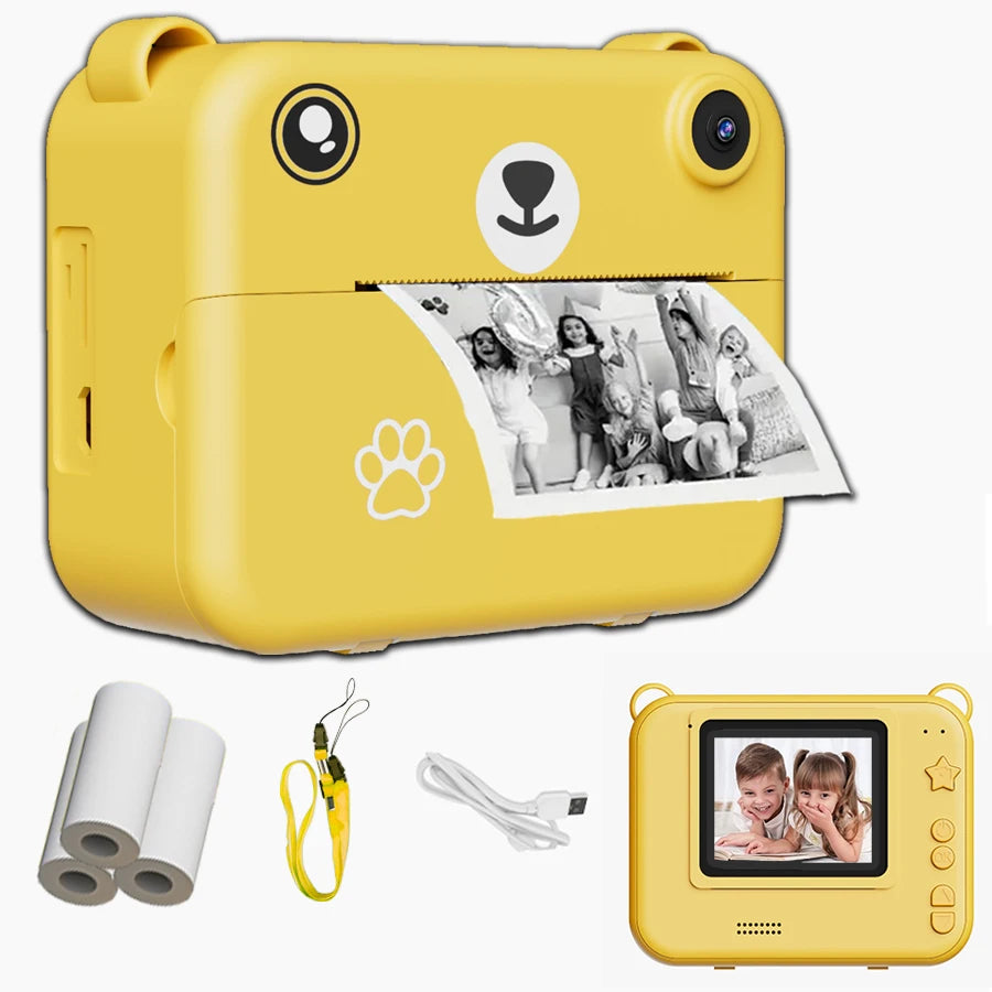 Kids Digital Instant Print Camera with 1080P Video