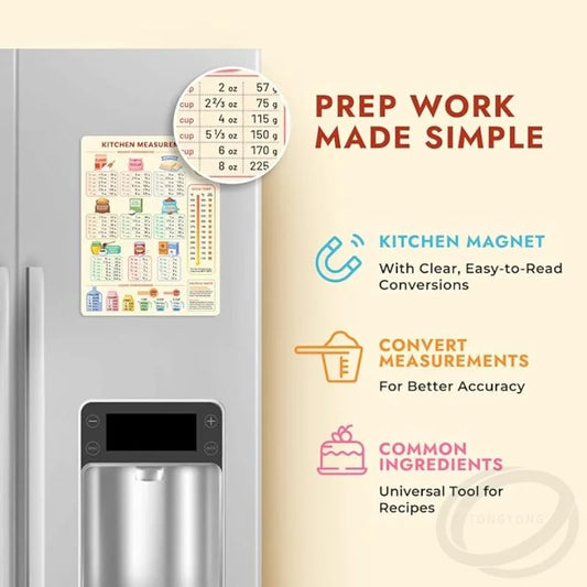 Kitchen Conversion Chart Magnet