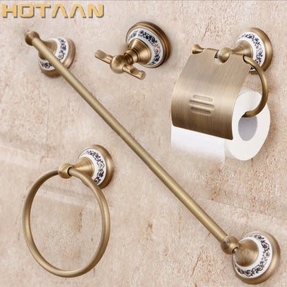 Solid Brass Bathroom Accessories Set