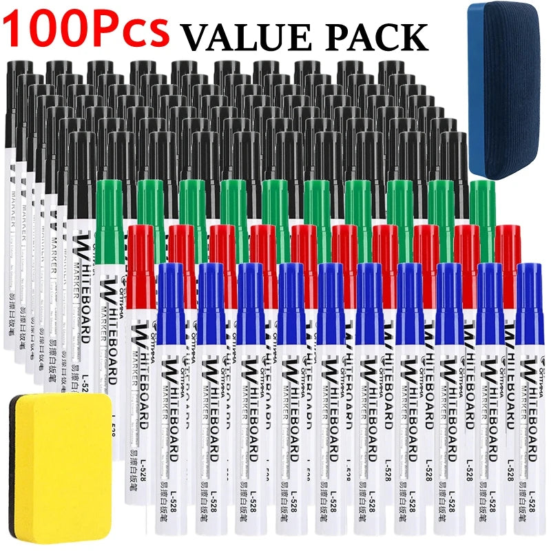 Haile Erasable Whiteboard Marker Pens