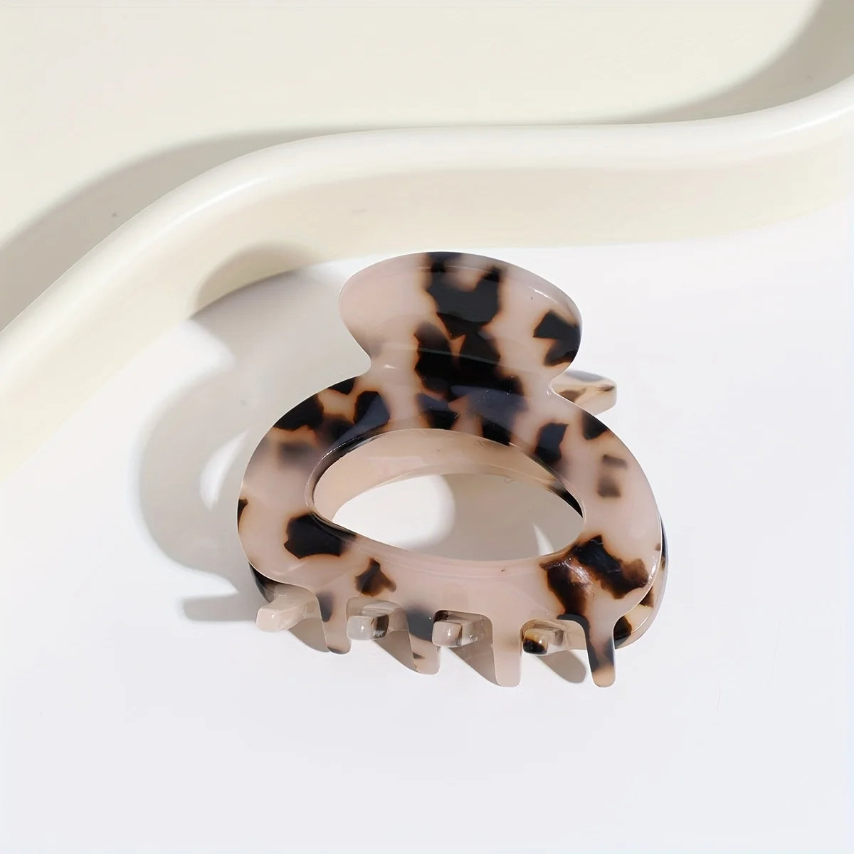 Elegant Small Oval Hair Claw Clip