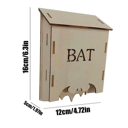 Wooden Bat House