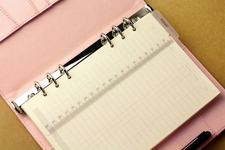 Frosted Planner Bookmark Ruler for A5, A6 & A7 Ring Binders