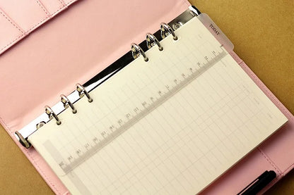 Frosted Planner Bookmark Ruler for A5, A6 & A7 Ring Binders