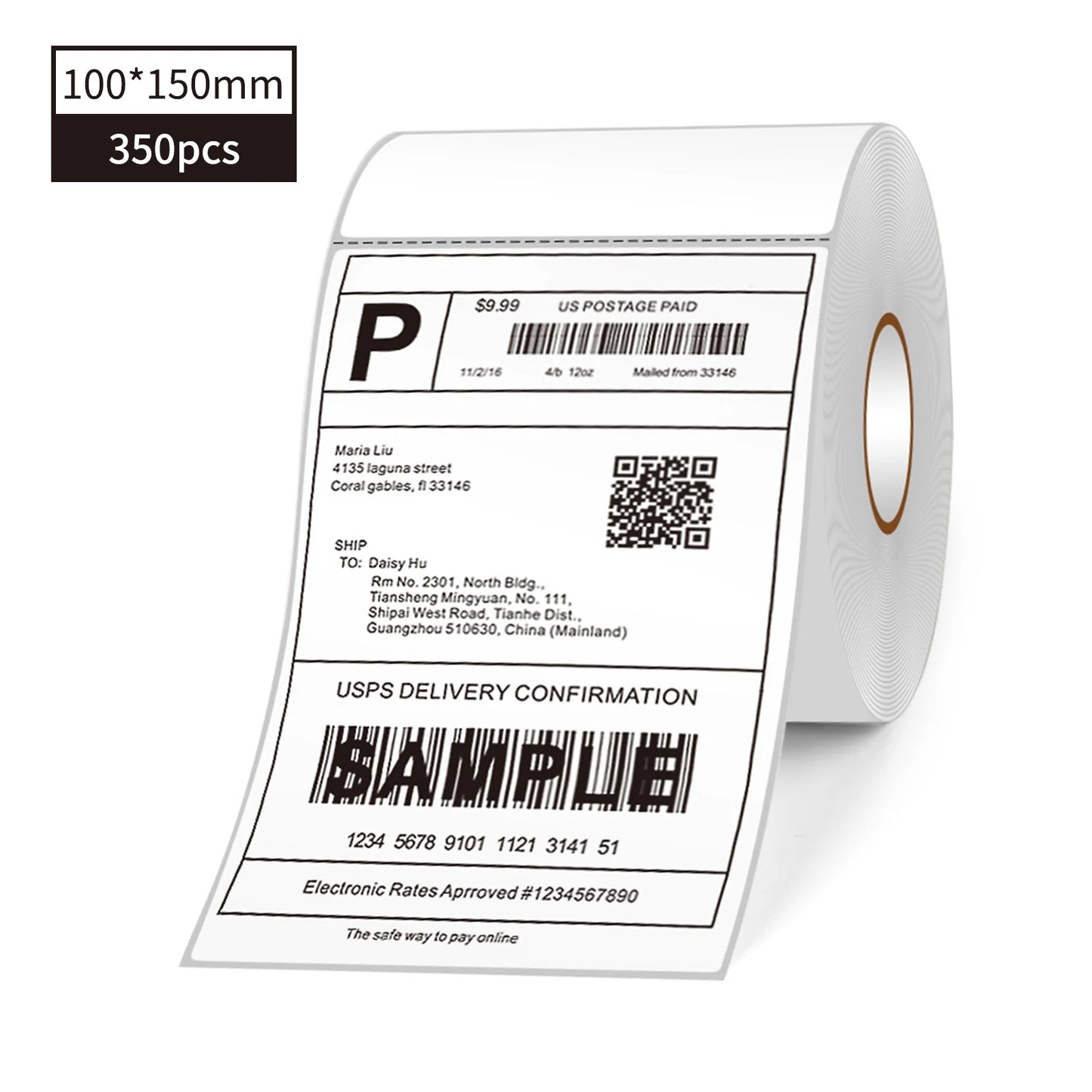 Thermal Shipping Labels Roll