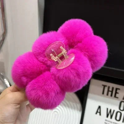 Women’s Furry Hair Claw Clip