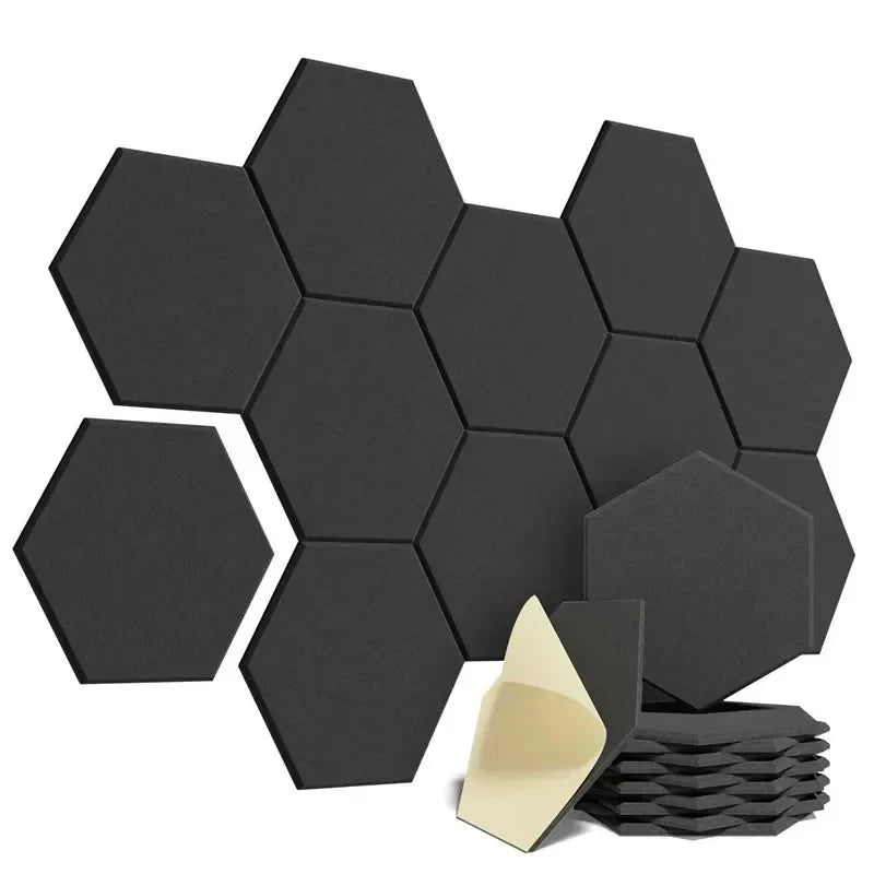 Hexagonal Self-Adhesive Acoustic Wall Panels