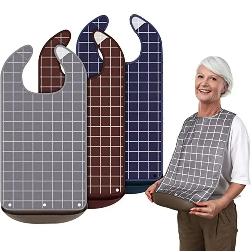 Waterproof Washable Adult Mealtime Bib