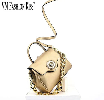 Luxury Women's Crossbody Bag with Fashion Chain Strap