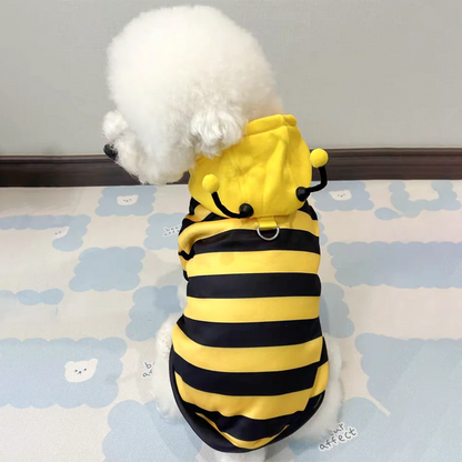 Cute Bumble Bee Dog & Cat Costume Hoodie