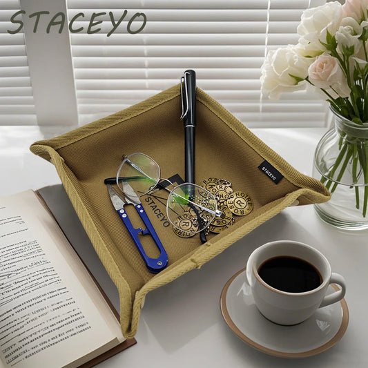 Foldable Oxford Fabric Storage Tray
