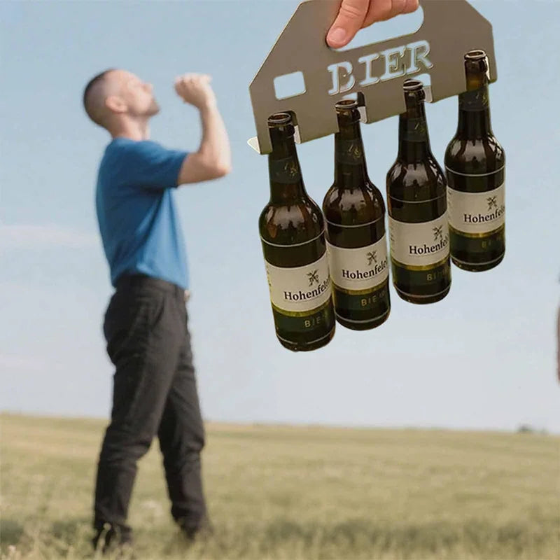 Quad Beer Bottle Opener & Carrier