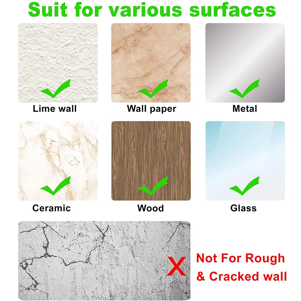 Transparent Self-Adhesive Silicone Door Wall Protector Pads