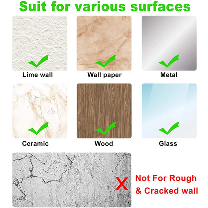 Transparent Self-Adhesive Silicone Door Wall Protector Pads
