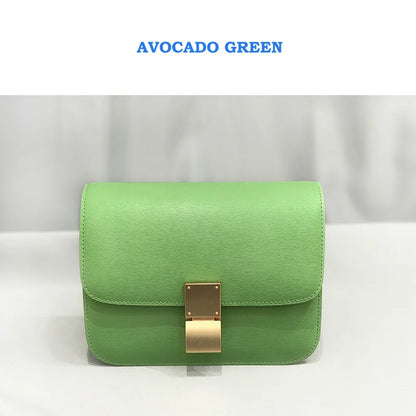 Retro Palm Texture Flap Messenger Bag