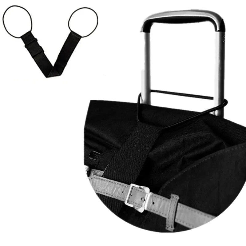 Adjustable Elastic Luggage Carrier Strap