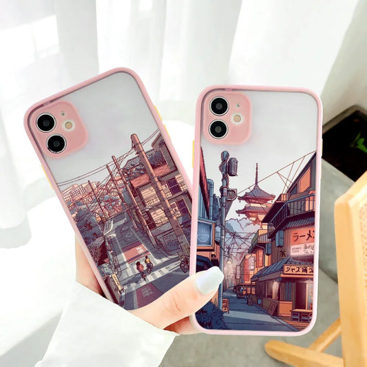 iPhone Case Japanese Scenery Handband