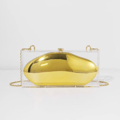 Elegant Acrylic Box Clutch Evening Bag