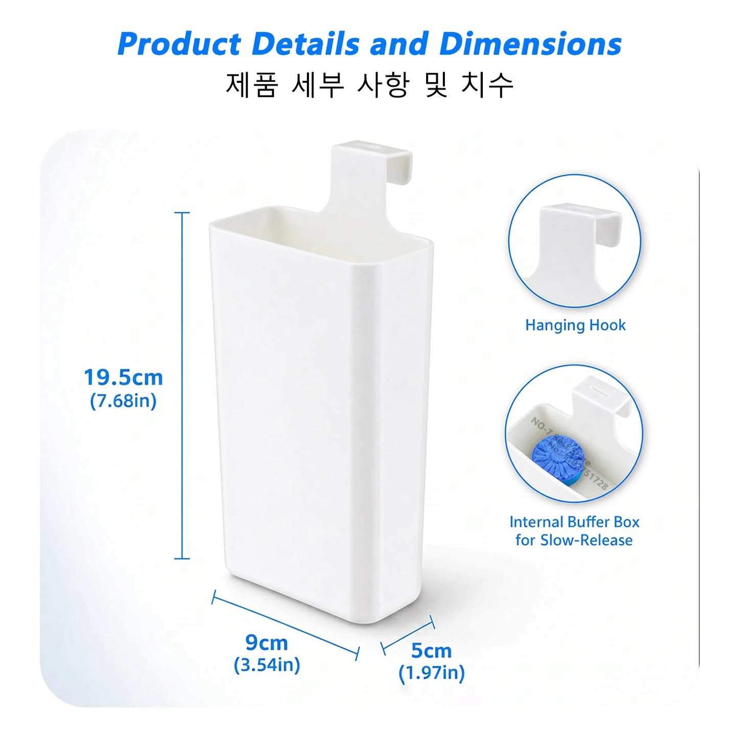 Toilet Tank Slow-Release Cleaner Dispenser