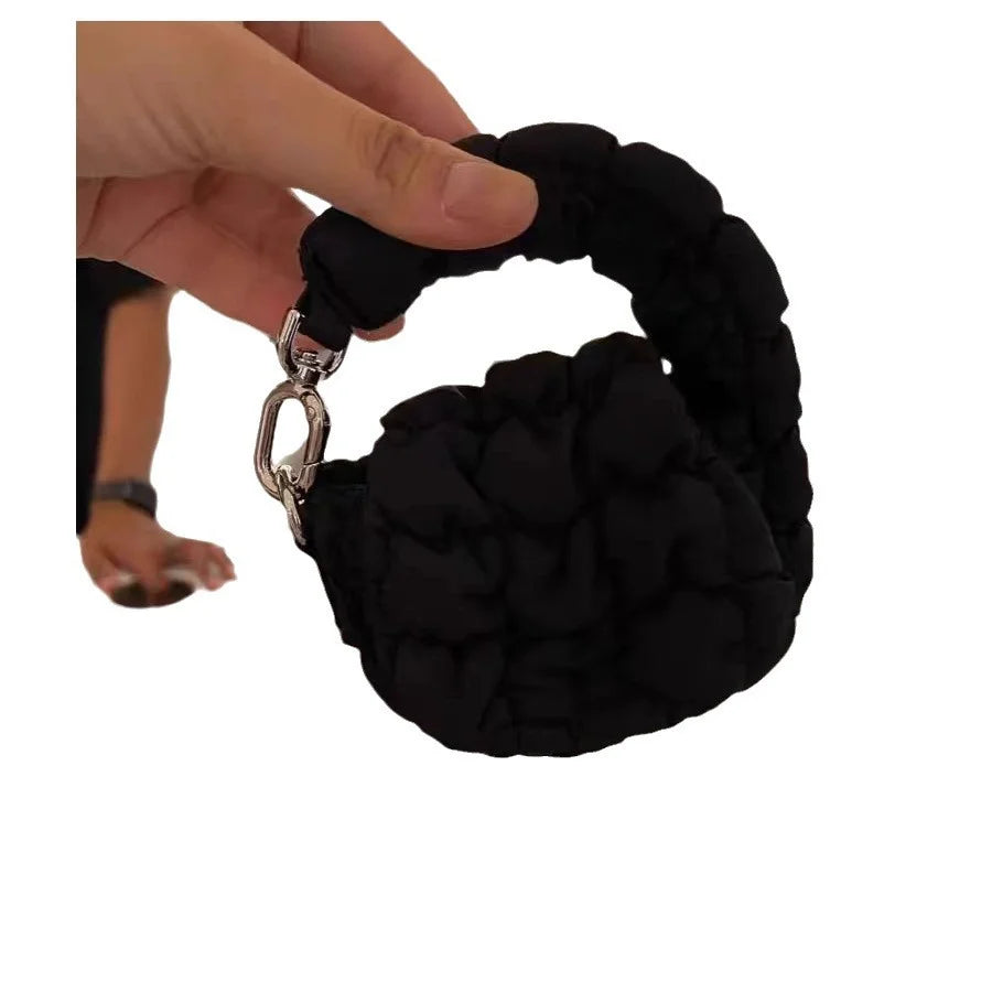 Women Pleated Top Handle Bag
