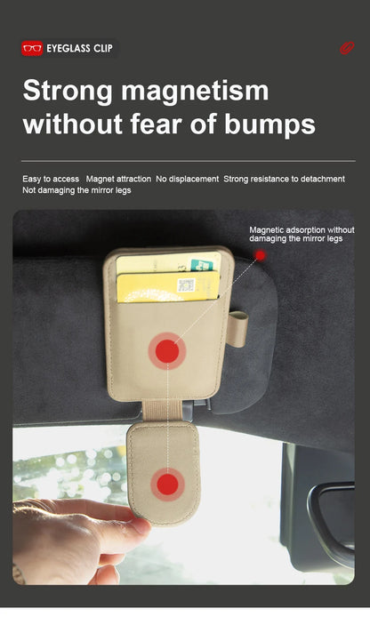 Car Sun Visor Glasses Holder