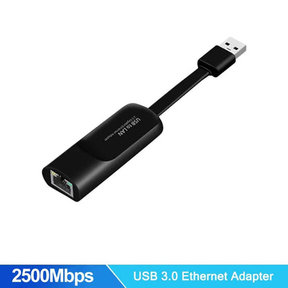 Kebidumei 2.5Gbps USB-C to RJ45 Ethernet Adapter