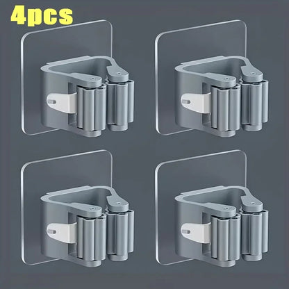 Wall Mounted Mop & Broom Holder Set