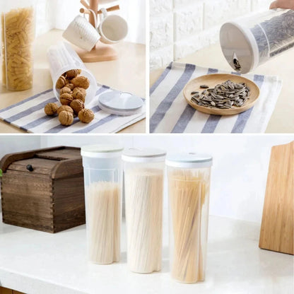 Airtight Pasta Storage Container with Divided Compartments