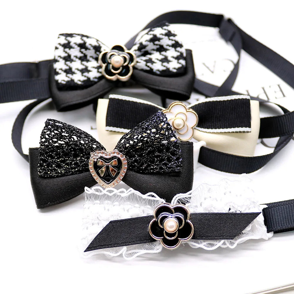 Pet Bow Tie Collar Set