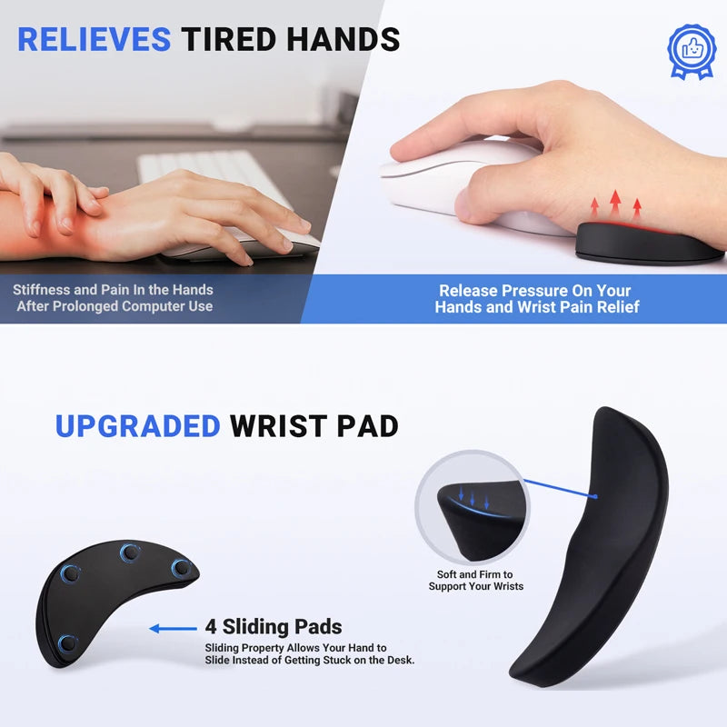 Gliding Ergonomic Mouse Wrist Rest Support