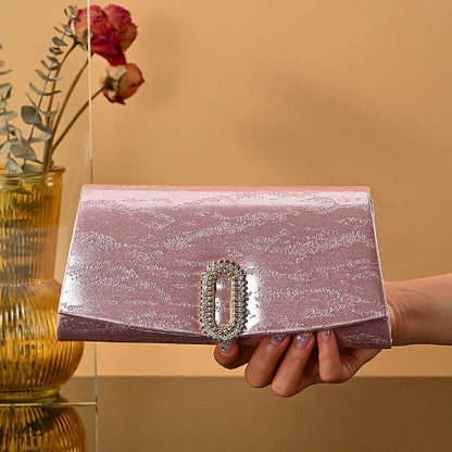 Pink Diamond Evening Clutch