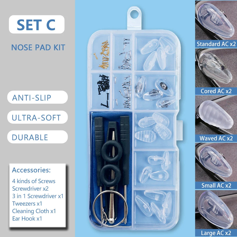 COLOUR_MAX  Silicone Nose Pads For Eyeglasses