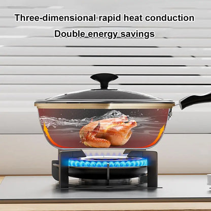Honeycomb Non-Stick Wok Frying Pan