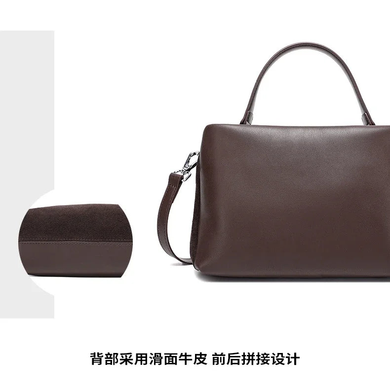 Women’s Suede Leather Flap Shoulder & Crossbody Bag