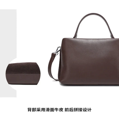 Women’s Suede Leather Flap Shoulder & Crossbody Bag