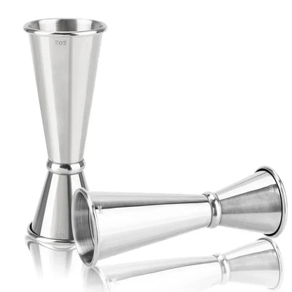 Stainless Steel Double Jigger Cocktail Measuring Cup (30ml/60ml)