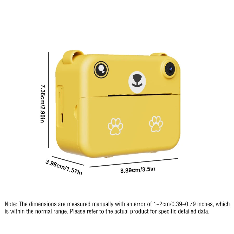 Kids Digital Instant Print Camera with 1080P Video