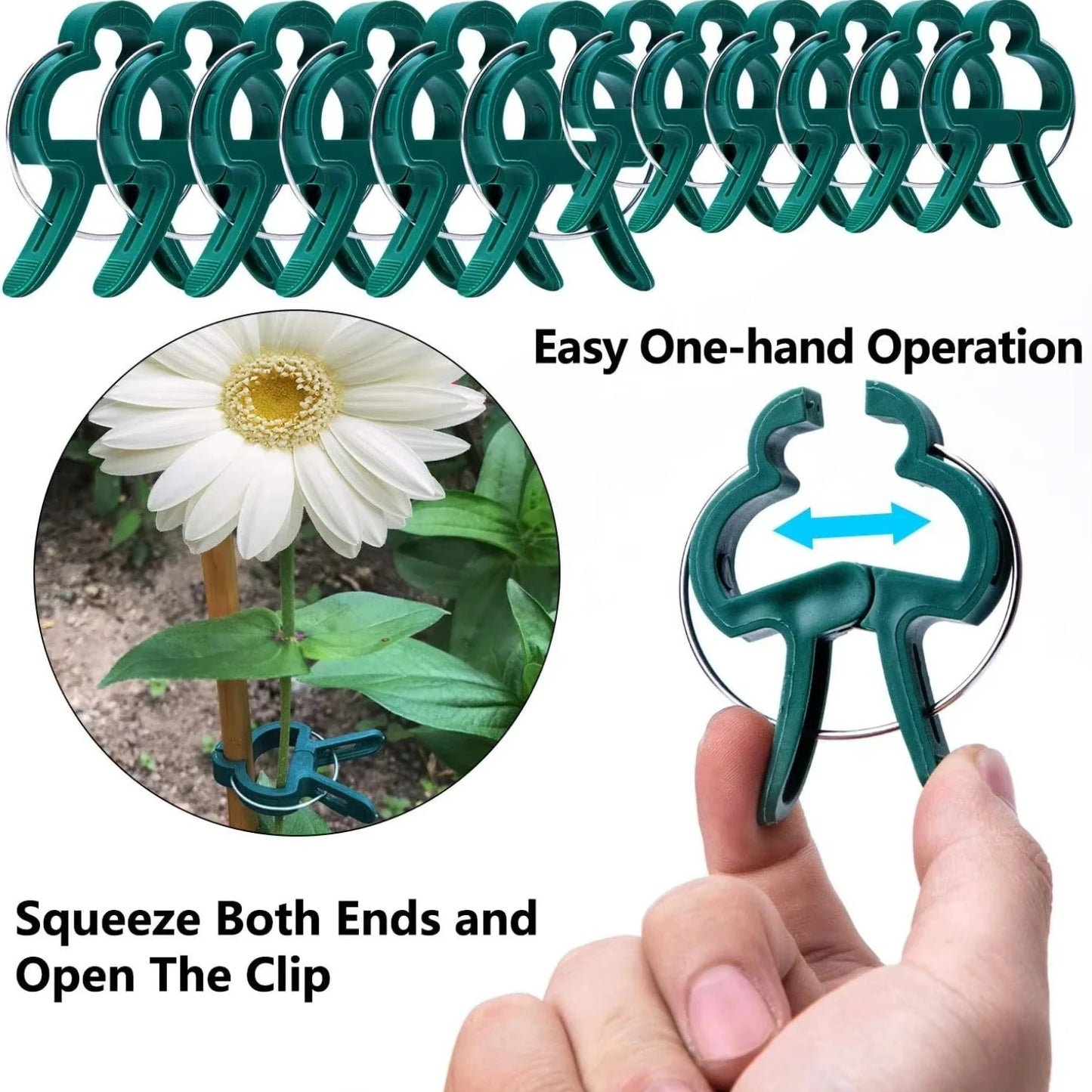 Reusable Garden Plant Support Clips