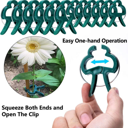 Reusable Garden Plant Support Clips